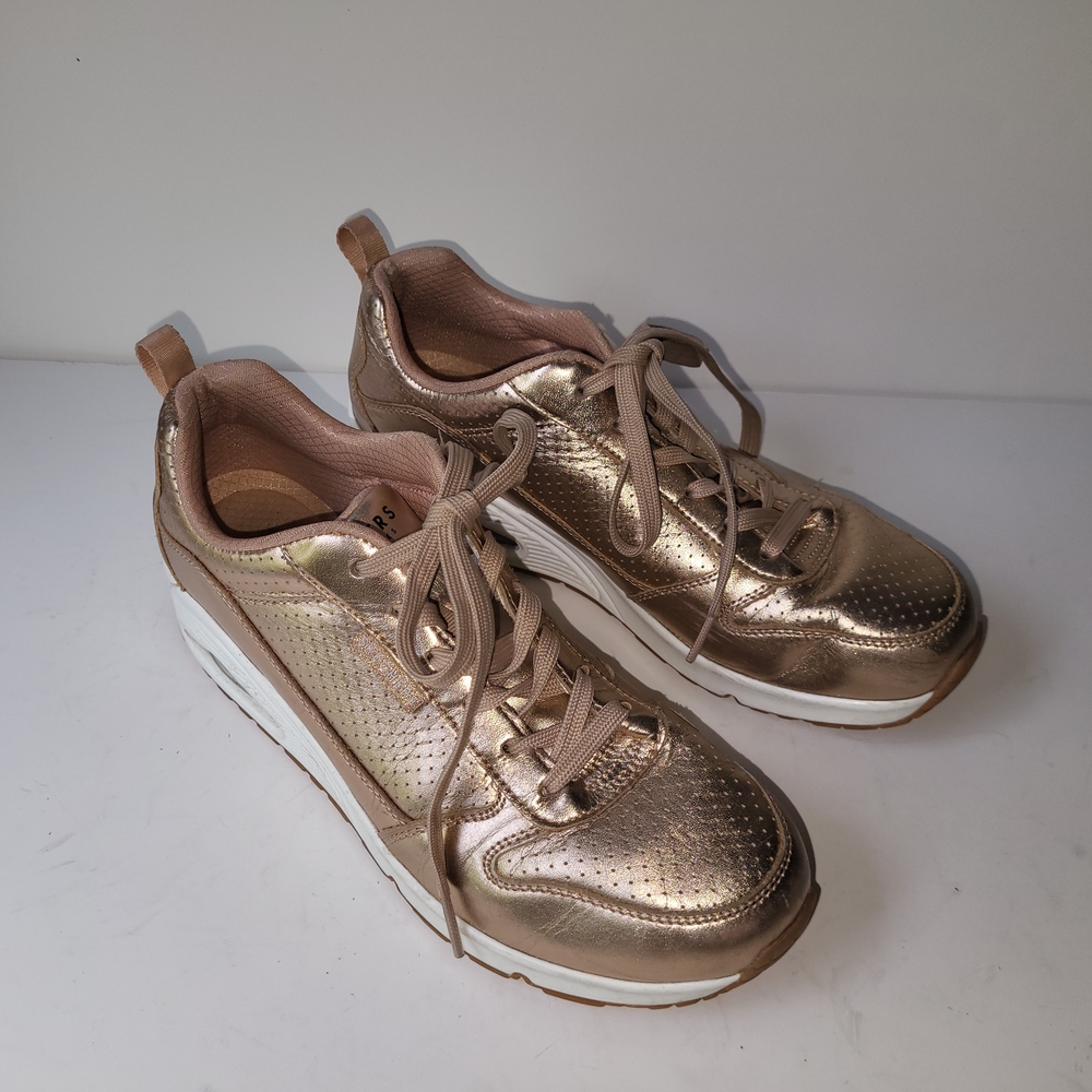Skechers Metallic Bronze Women's Sneakers